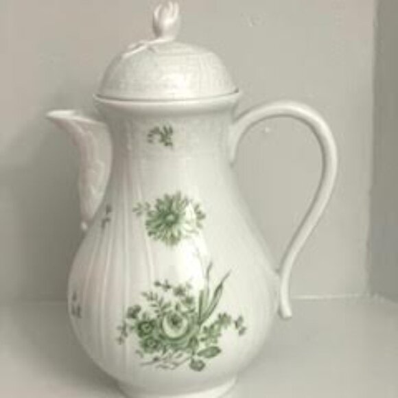 Beautiful Lorenz Hutschenreuther Dresden Tea/Coffee Pot with Lid Vintage Teaware - Picture 2 of 10